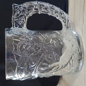 1995 Batman Forever Collectible Mug McDonald's Clear Glass Statue of Liberty